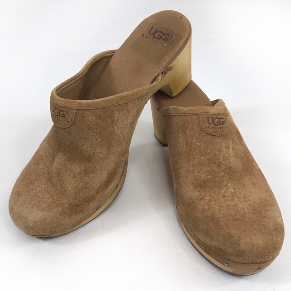 suede clogs